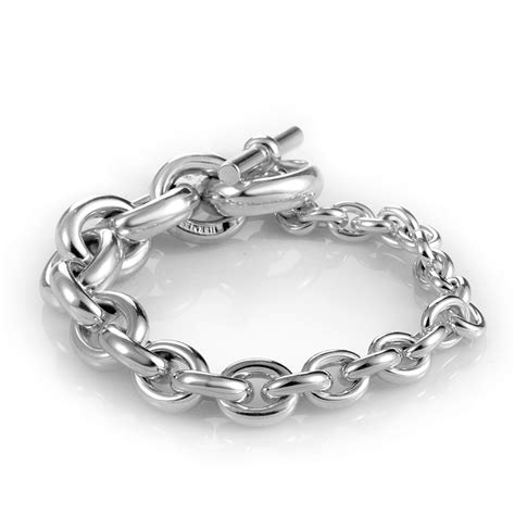 hermes silver link bracelet ebay|Hermes buckle bracelet.